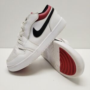 Air Jordan 1 Low GS Size 3y Boys  White/Gym Red-Black BQ6066-118 *Read*